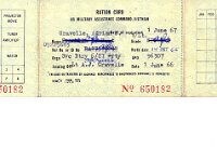16.  The ration card we all loved